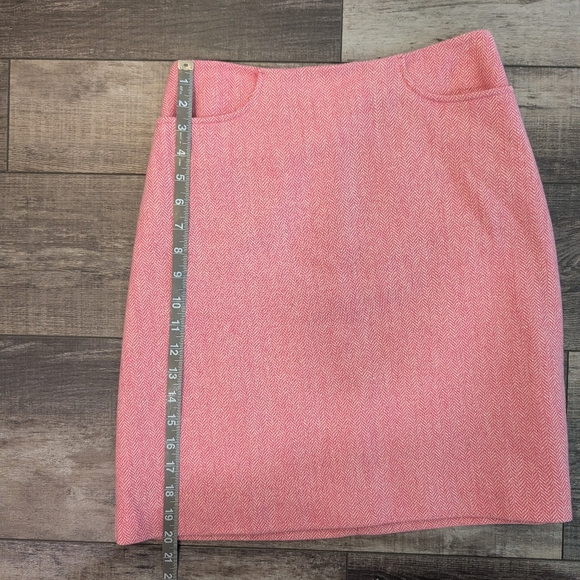 Lilly Pulitzer Pink Tweed A-Line Skirt -size 2 - Picture 5 of 5